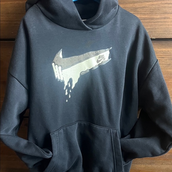 Nike Other - Nike Black Like New Kids Hoodie with Drip Logo